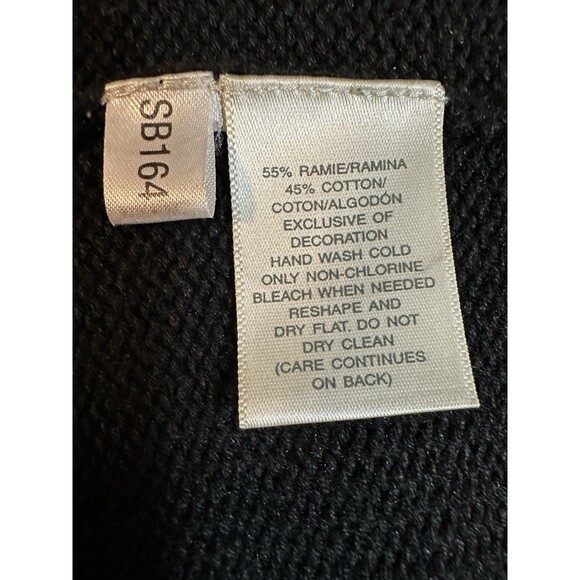 Christmas Sweater Santa Claus Susan Bristol Sz M Cowboy Pajamas Embellished VTG - Picture 7 of 16